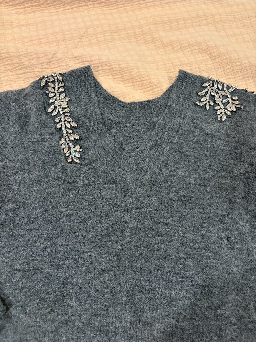 Veronica Beard Valerie Jeweled Sweater sz Small - Picture 4 of 8
